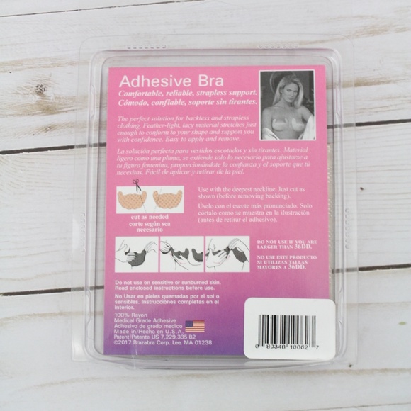 Supportables Women's Nude Adhesive Bra -- 3-Pairs - Picture 4 of 5